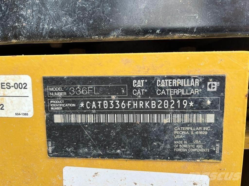 CAT 336FL Εκσκαφείς με ερπύστριες