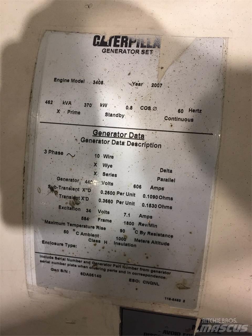 CAT 3408 Άλλες γεννήτριες