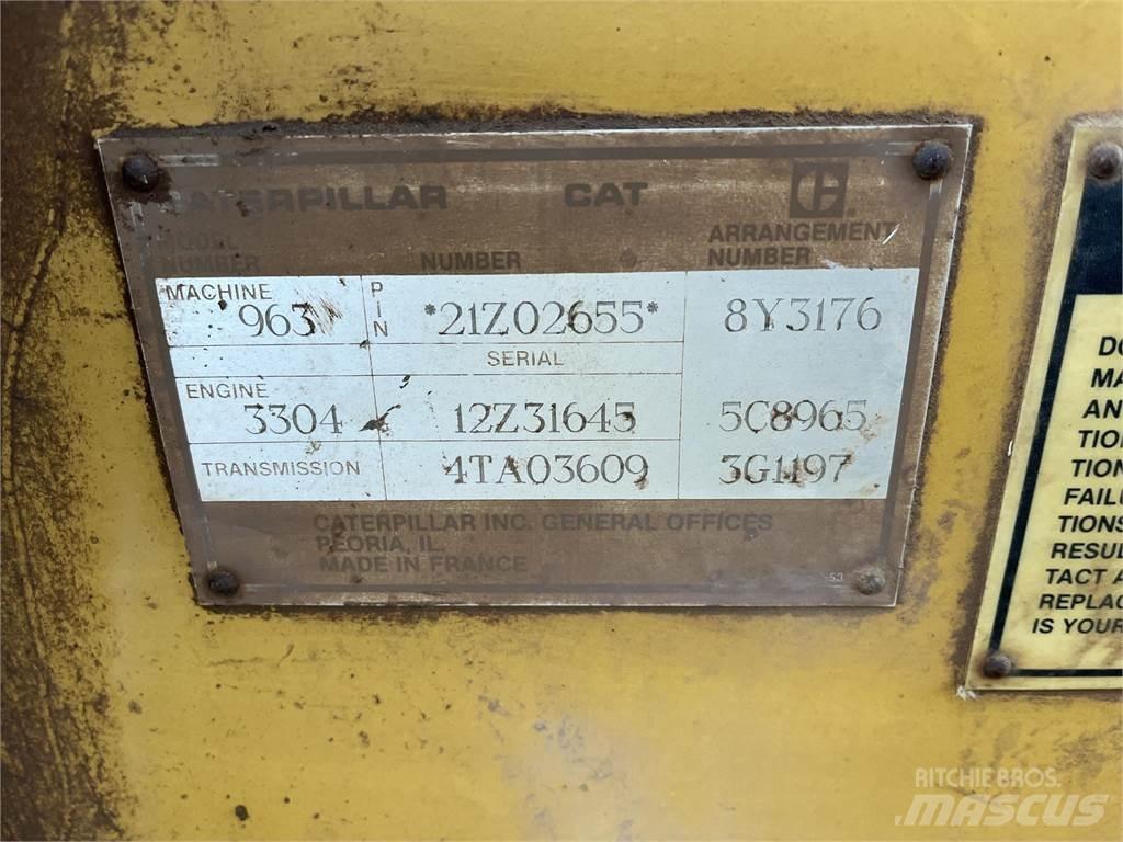 CAT 963 Φορτωτές με ερπύστριες