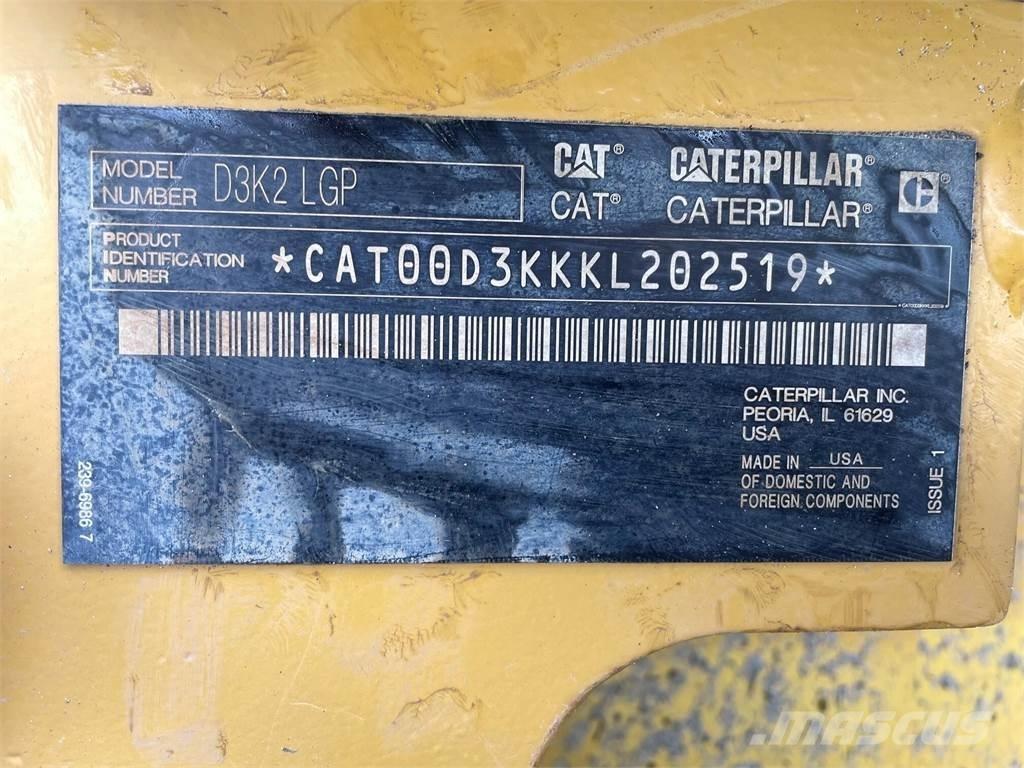 CAT D3K2 LGP Μπουλντόζες με ερπύστριες