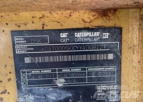 CAT D5K LGP Μπουλντόζες τοποθέτησης σωλήνων