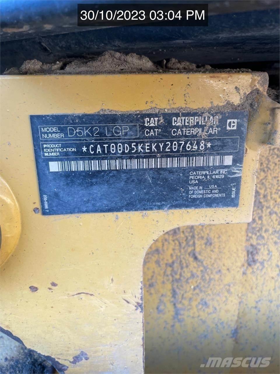 CAT D5K2 LGP Μπουλντόζες με ερπύστριες