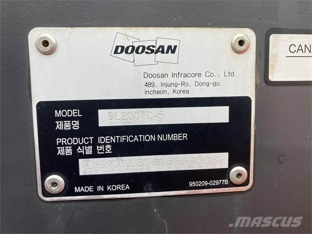 Doosan DL200TC-5 Φορτωτές με λάστιχα (Τροχοφόροι)