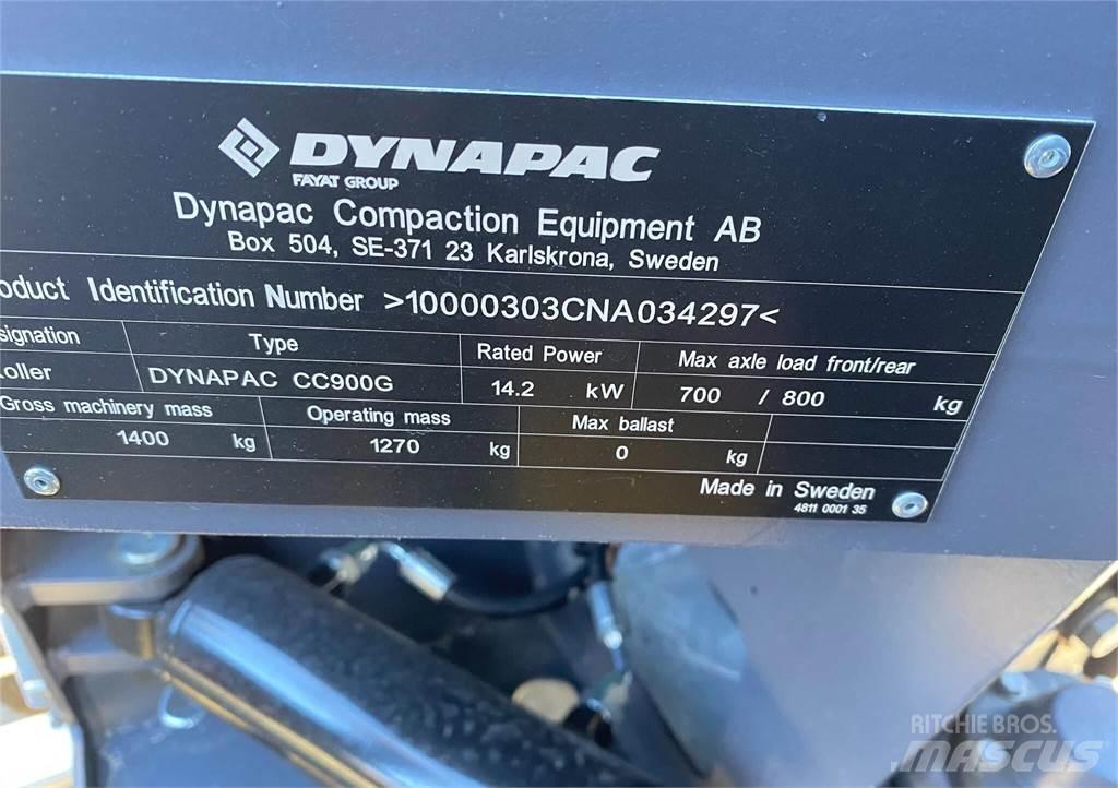 Dynapac CC900G Οδοστρωτήρες διπλού κυλίνδρου