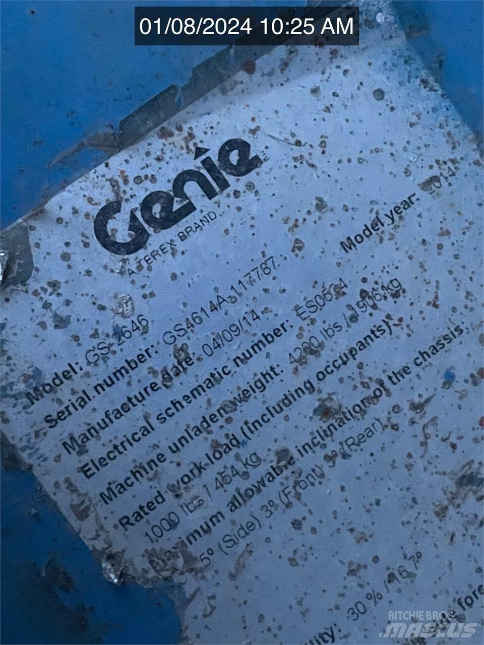 Genie GS2646 Ανυψωτήρες ψαλιδωτής άρθρωσης