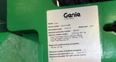 Genie S40 Ανυψωτήρες με τηλεσκοπικό βραχίονα