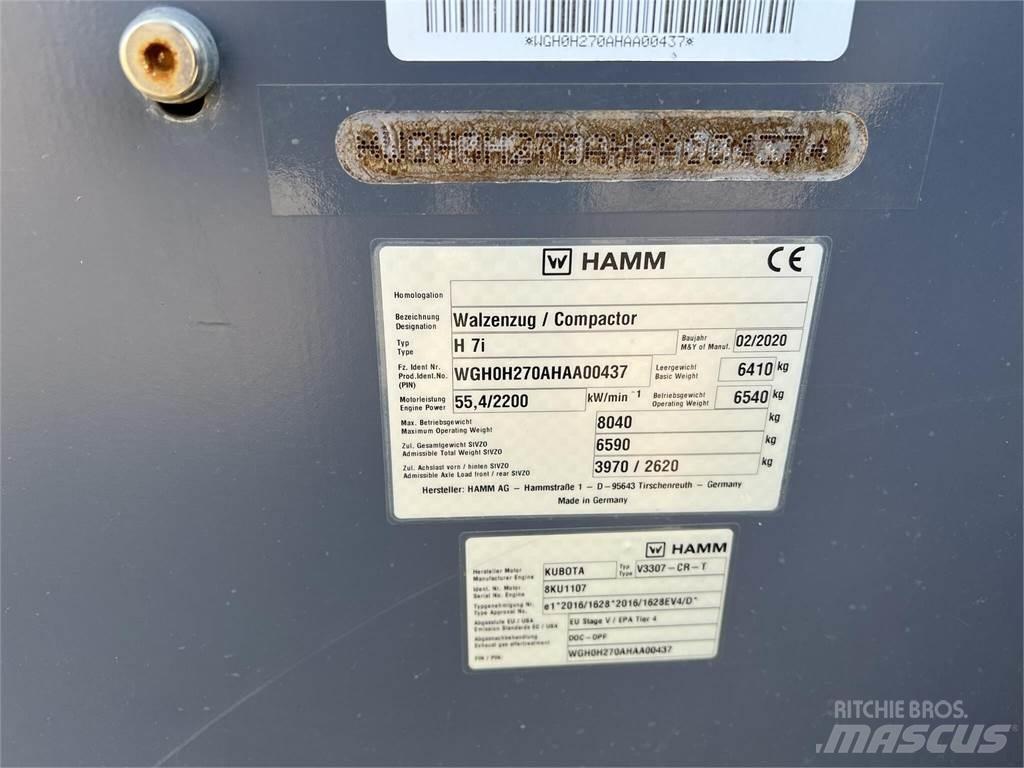 Hamm H7I Οδοστρωτήρες διπλού κυλίνδρου