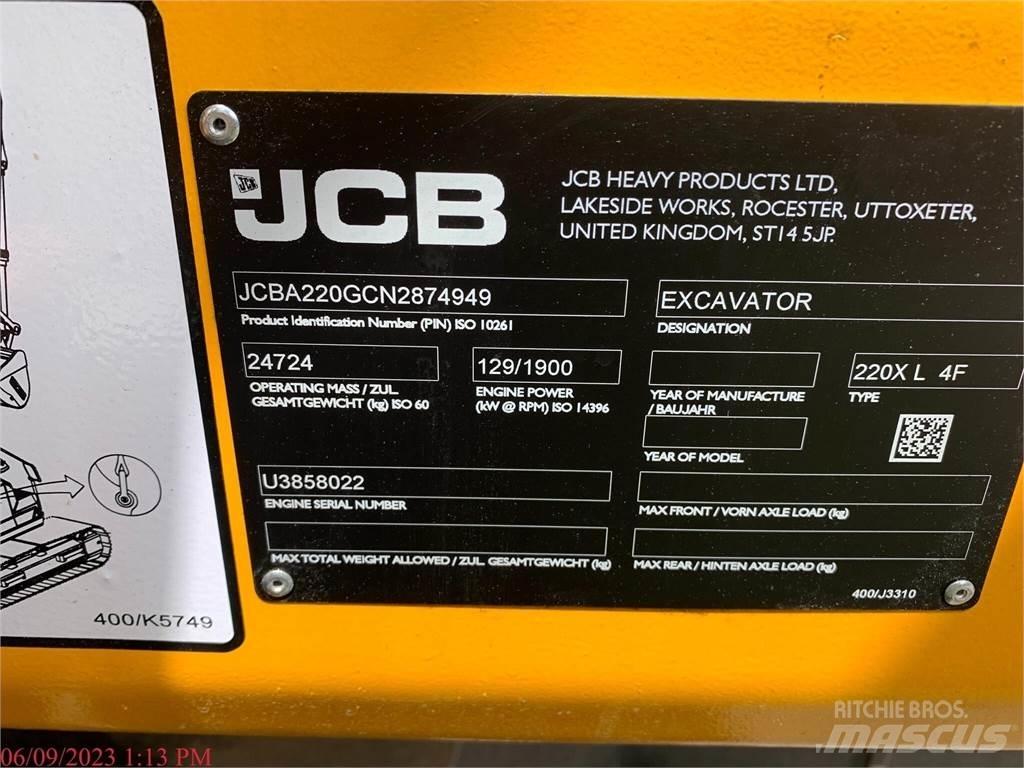 JCB 220X Εκσκαφείς με ερπύστριες