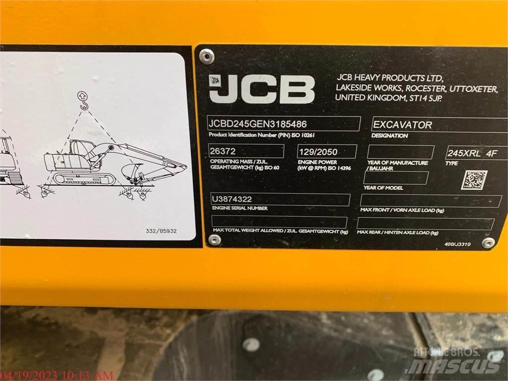 JCB 245XR Εκσκαφείς με ερπύστριες