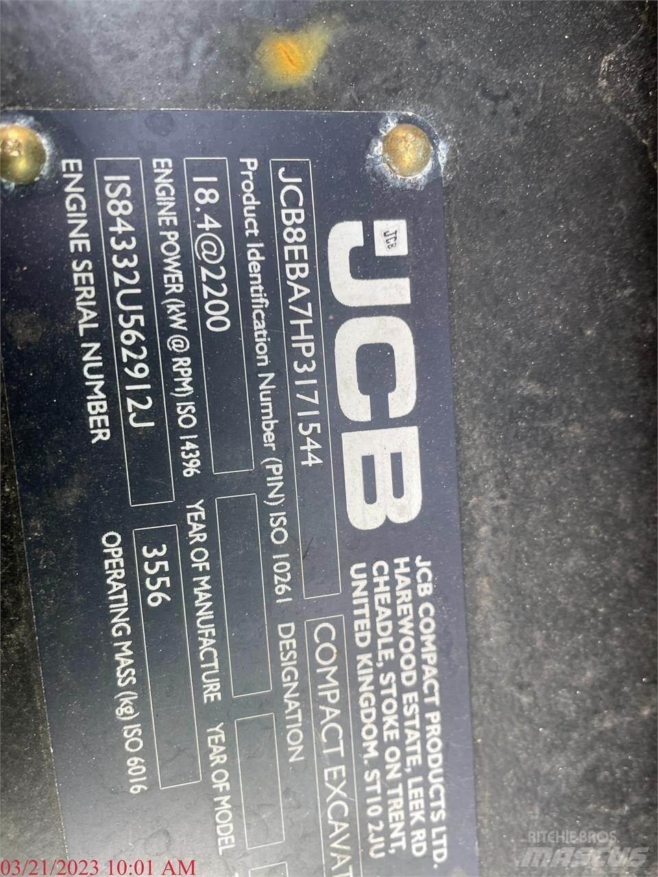JCB 35Z-1 Εκσκαφάκι (διαβολάκι) < 7t