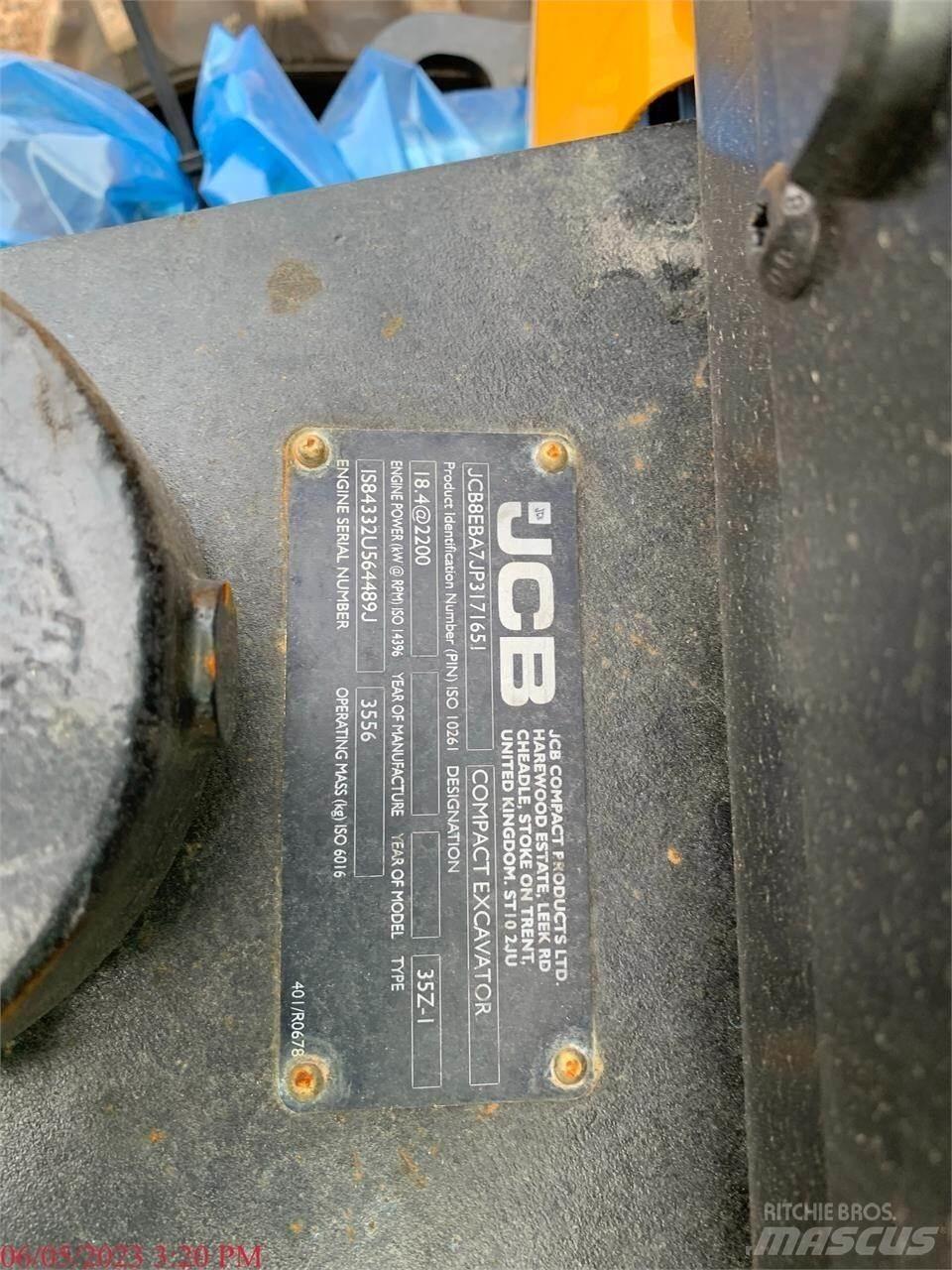 JCB 35Z-1 Εκσκαφάκι (διαβολάκι) < 7t