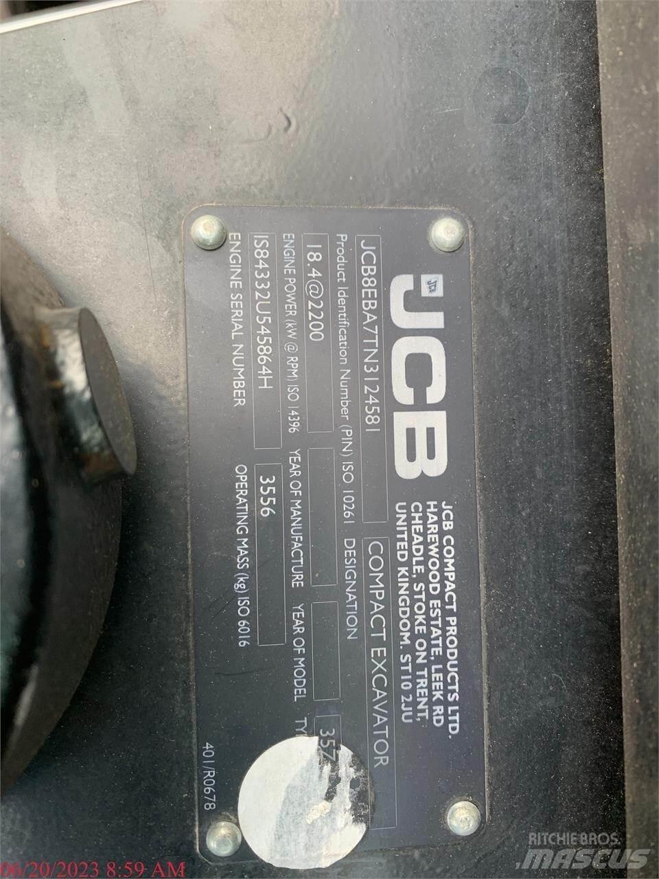 JCB 35Z-1 Εκσκαφάκι (διαβολάκι) < 7t