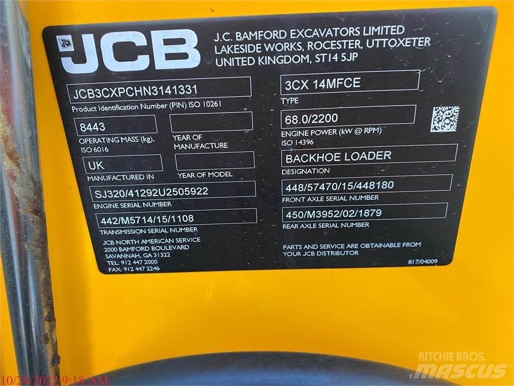 JCB 3CX14 Εκσκαφείς Φορτωτές τύπου JCB