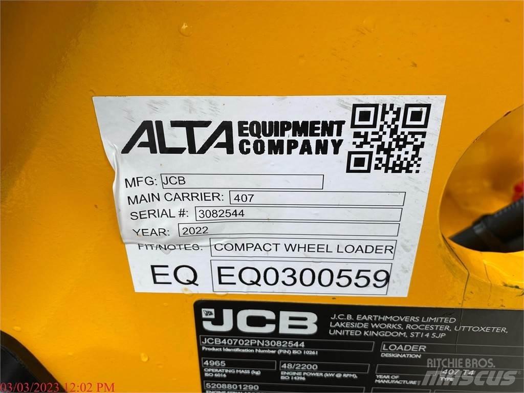 JCB 407 Φορτωτές με λάστιχα (Τροχοφόροι)