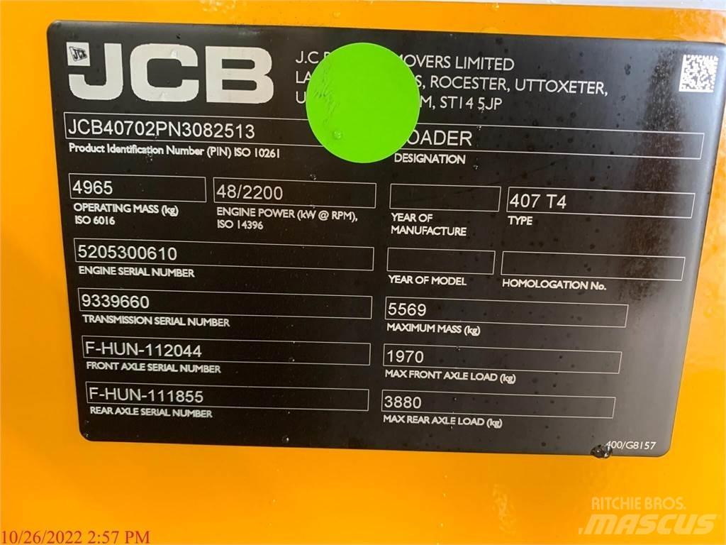 JCB 407B Φορτωτές με λάστιχα (Τροχοφόροι)