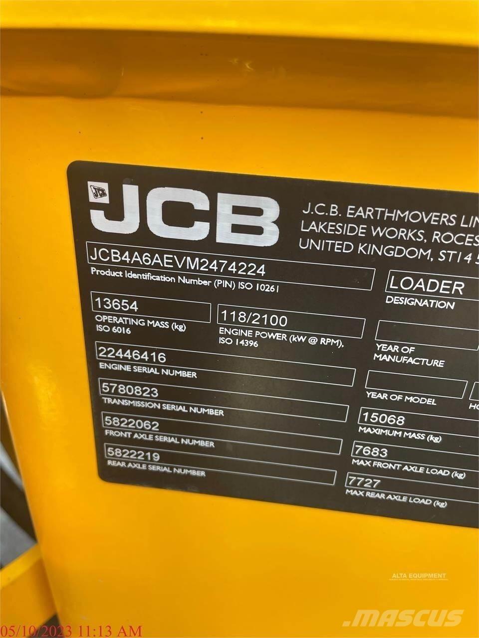 JCB 427ZX Φορτωτές με λάστιχα (Τροχοφόροι)