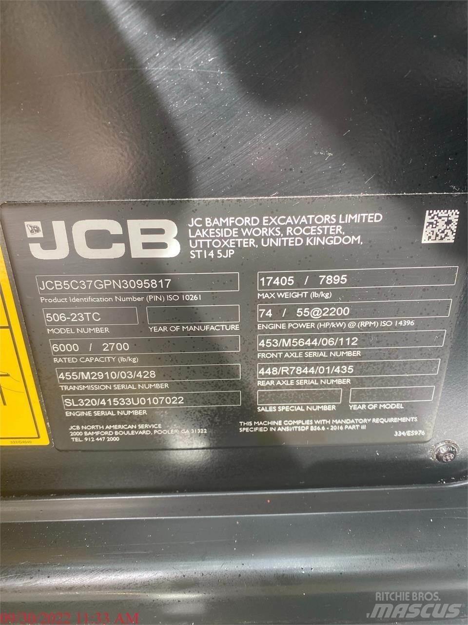 JCB 506-23TC Τηλεσκοπικοί ανυψωτές