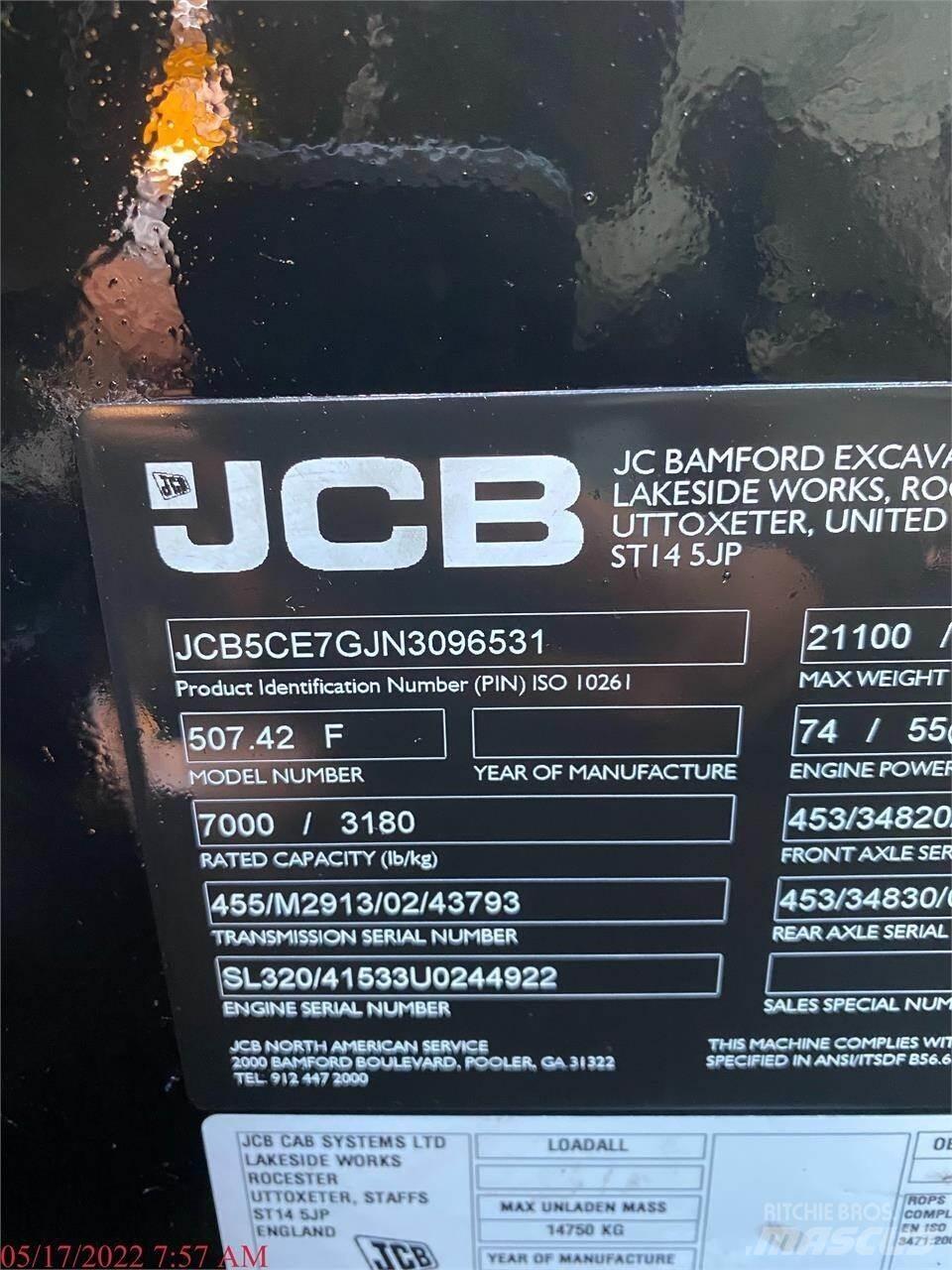 JCB 507-42 Τηλεσκοπικοί ανυψωτές