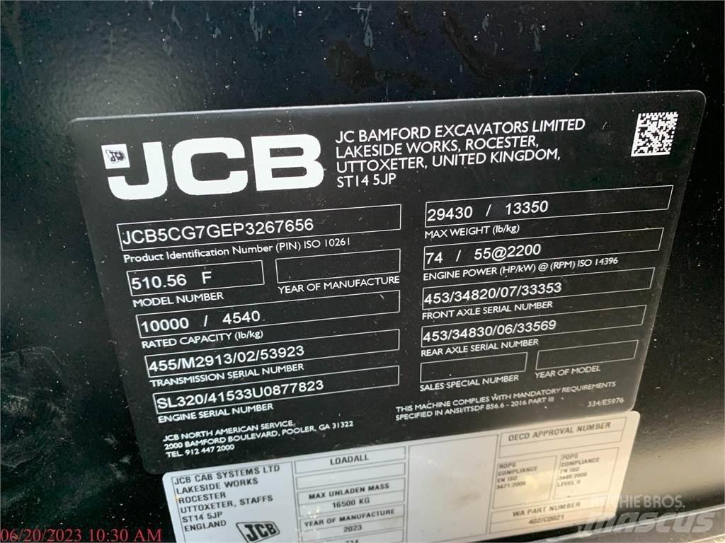 JCB 510-56 Τηλεσκοπικοί ανυψωτές