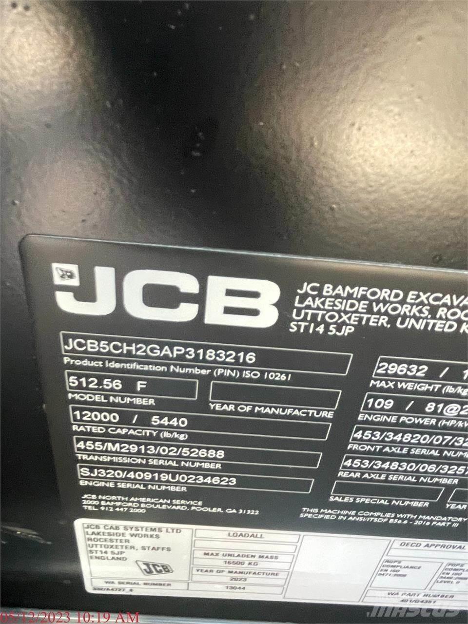 JCB 512-56 Τηλεσκοπικοί ανυψωτές