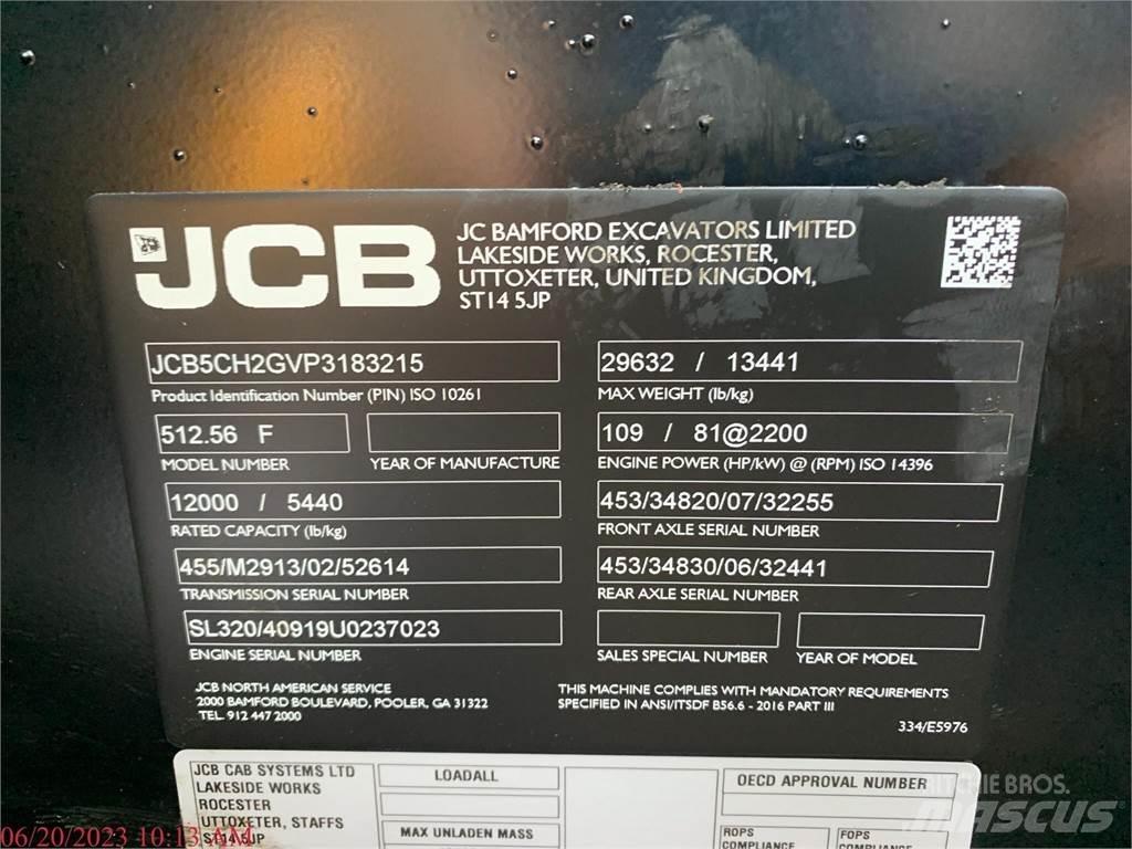 JCB 512-56 Τηλεσκοπικοί ανυψωτές