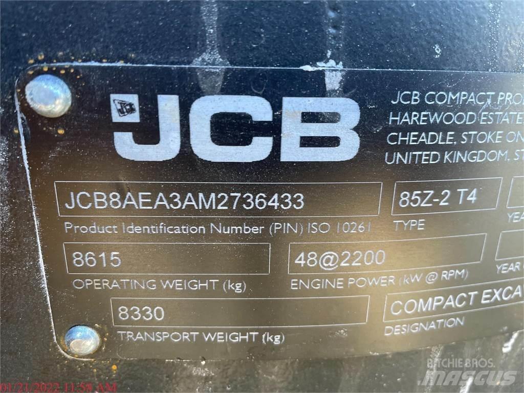 JCB 85Z-2 Εκσκαφείς με ερπύστριες