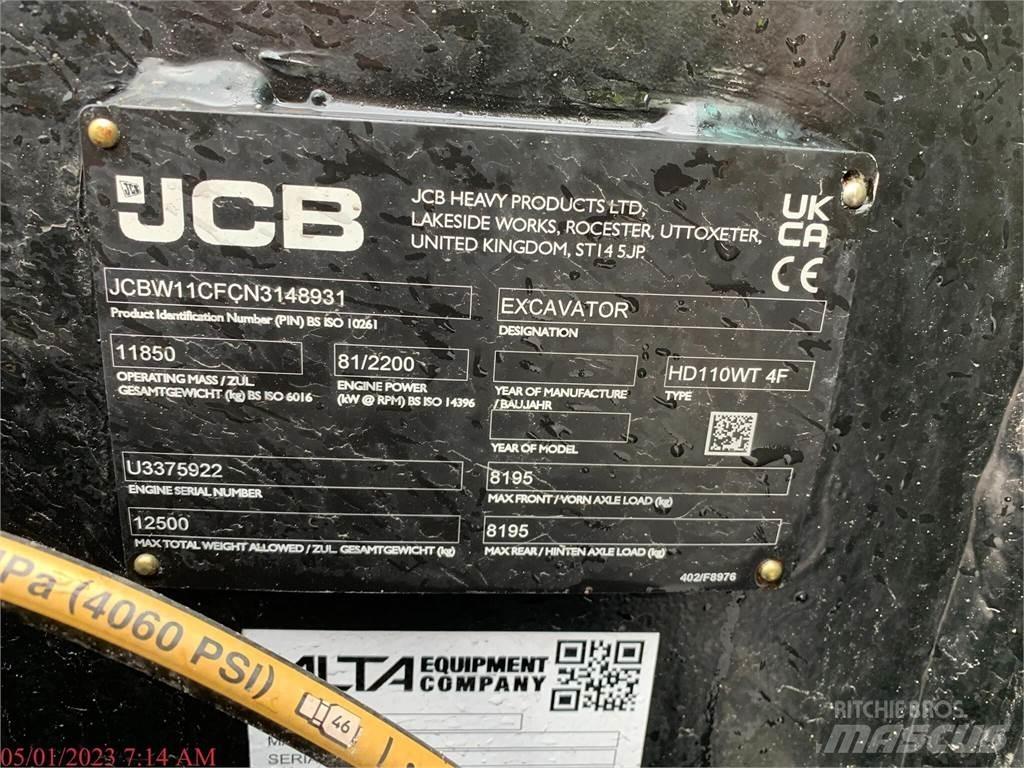 JCB HD110W Εκσκαφείς με τροχούς - λάστιχα