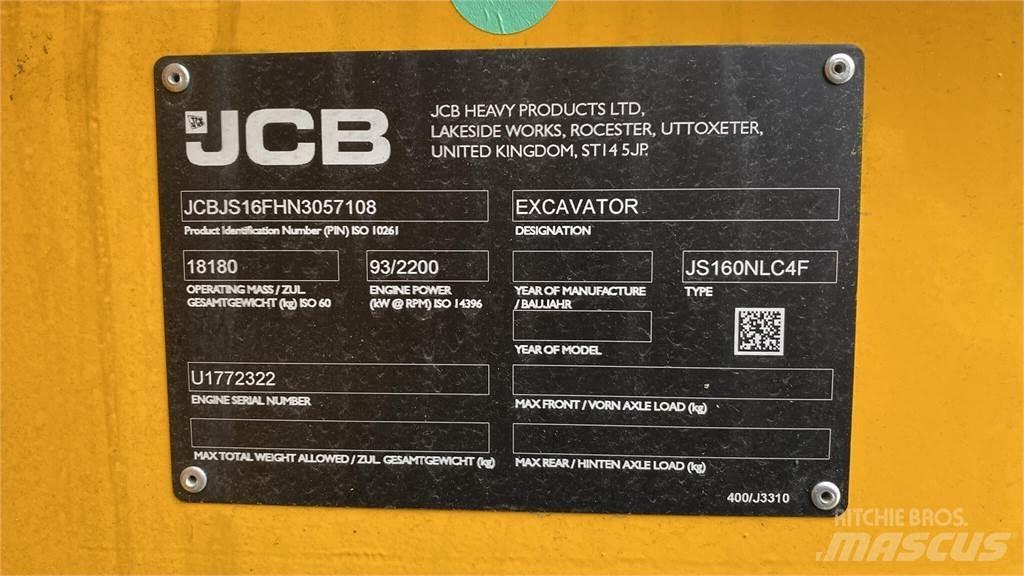 JCB JS160 Εκσκαφείς με ερπύστριες