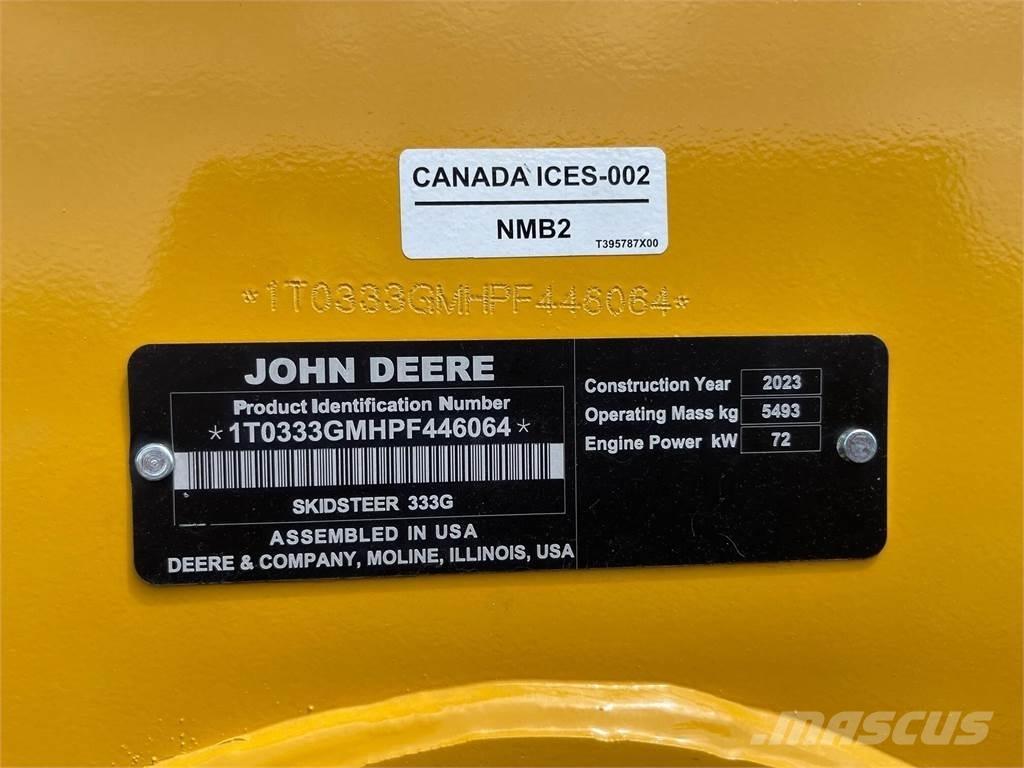 John Deere 333G Φορτωτάκια