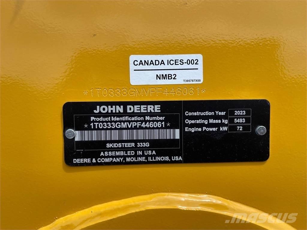 John Deere 333G Φορτωτάκια