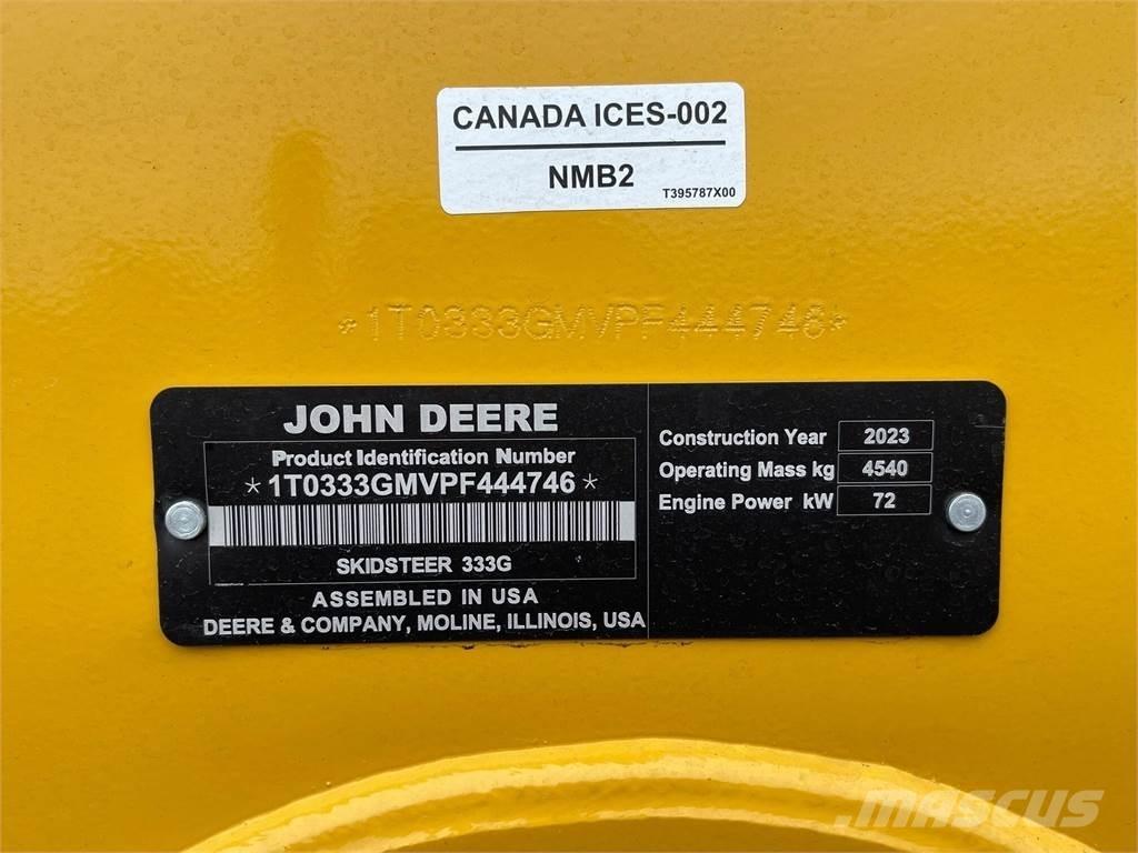 John Deere 333G Φορτωτάκια