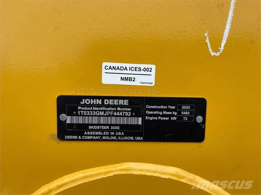 John Deere 333G Φορτωτάκια