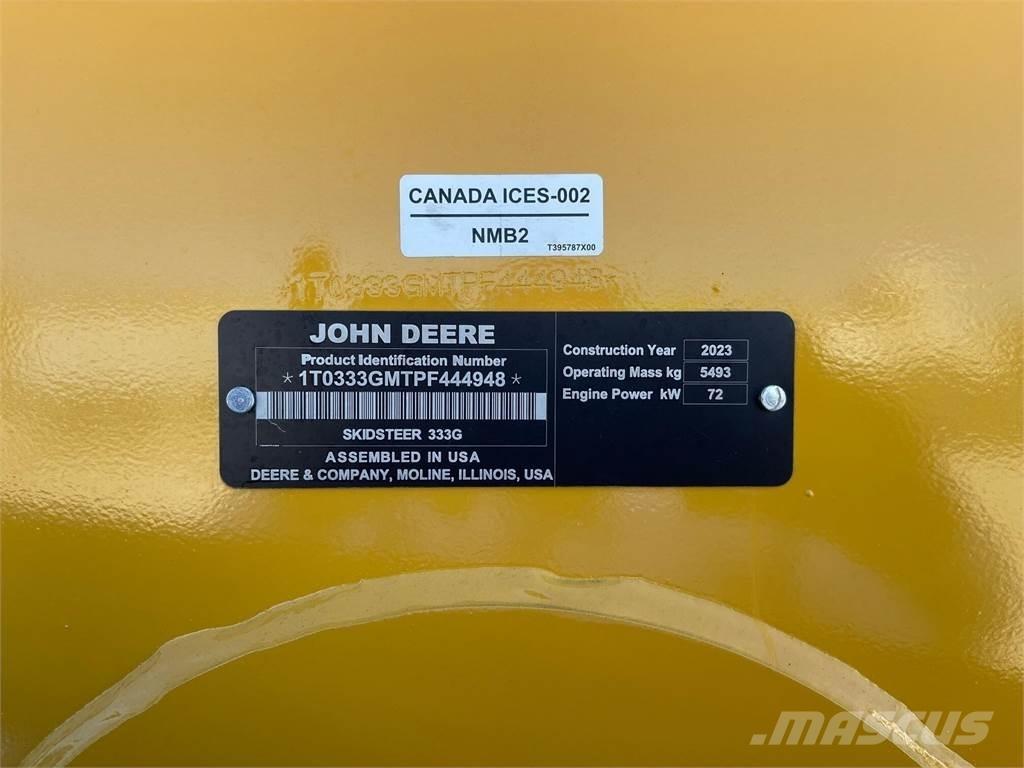 John Deere 333G Φορτωτάκια