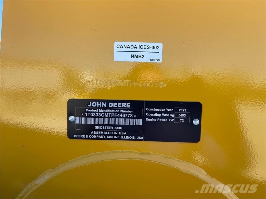 John Deere 333G Φορτωτάκια