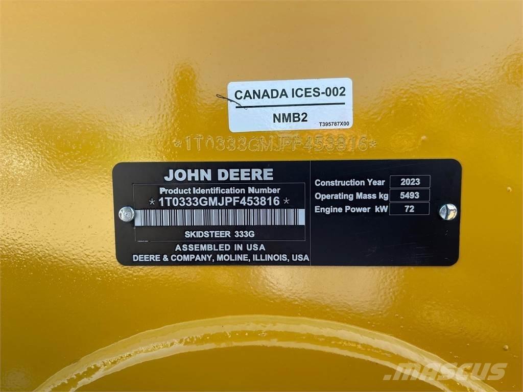 John Deere 333G Φορτωτάκια