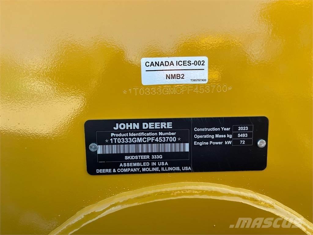 John Deere 333G Φορτωτάκια