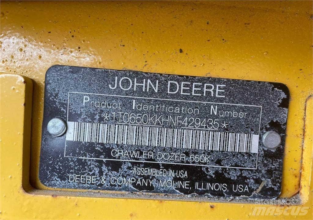 John Deere 650K LGP Μπουλντόζες με ερπύστριες