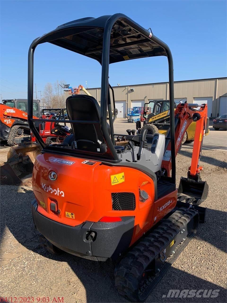 Kubota KX018-4 Εκσκαφάκι (διαβολάκι) < 7t