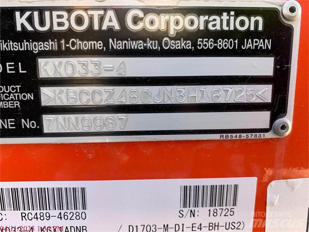 Kubota KX033-4 Εκσκαφάκι (διαβολάκι) < 7t
