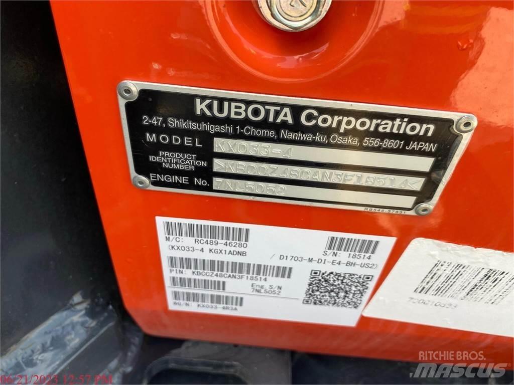 Kubota KX033-4 Εκσκαφάκι (διαβολάκι) < 7t