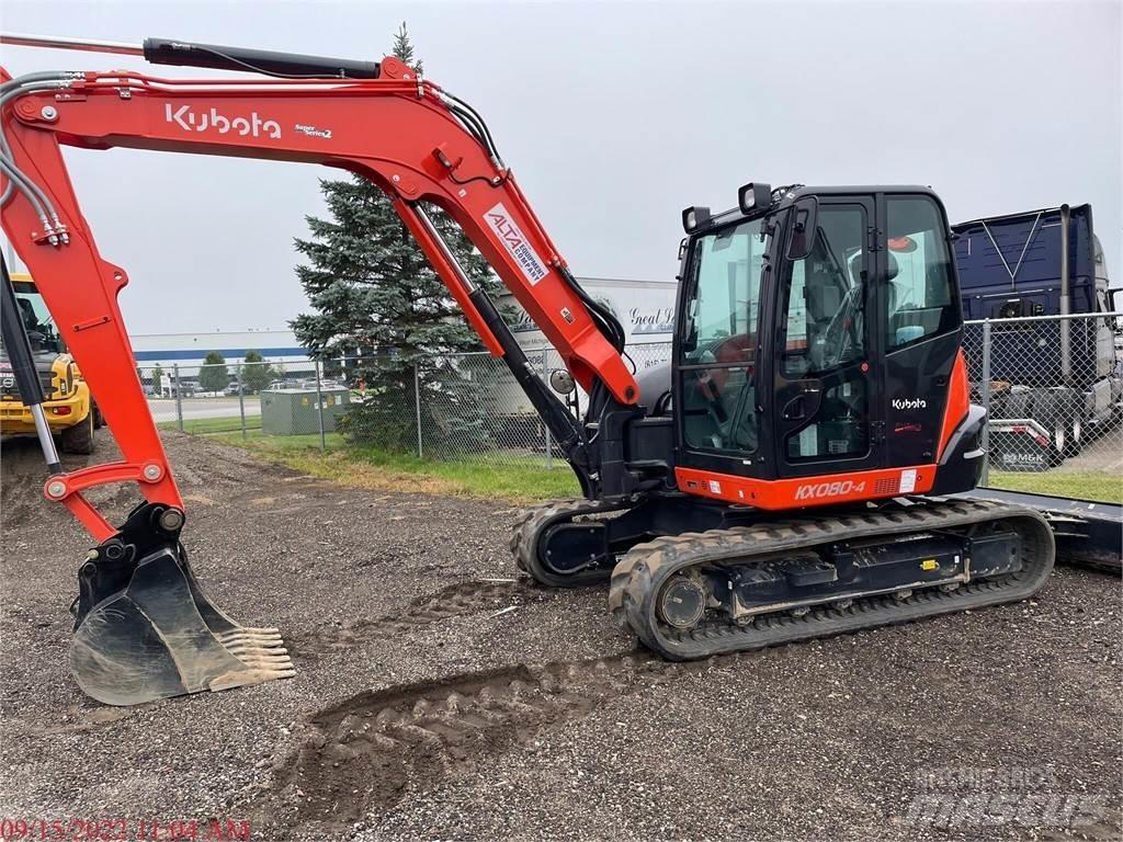 Kubota KX080-4 Εκσκαφείς με ερπύστριες