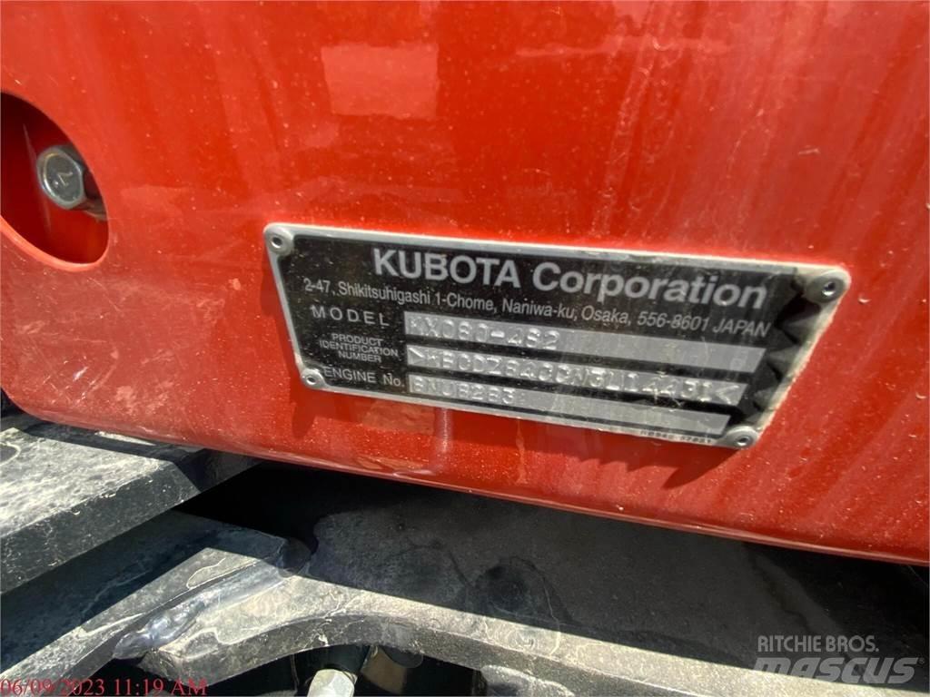 Kubota KX080-4 Εκσκαφείς με ερπύστριες
