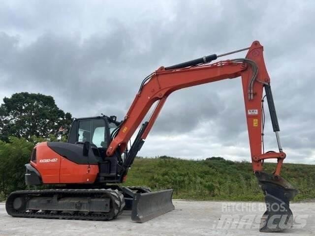 Kubota KX080-4A Εκσκαφείς με ερπύστριες