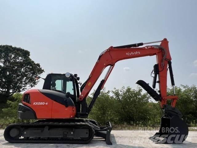 Kubota KX080-4A Εκσκαφείς με ερπύστριες