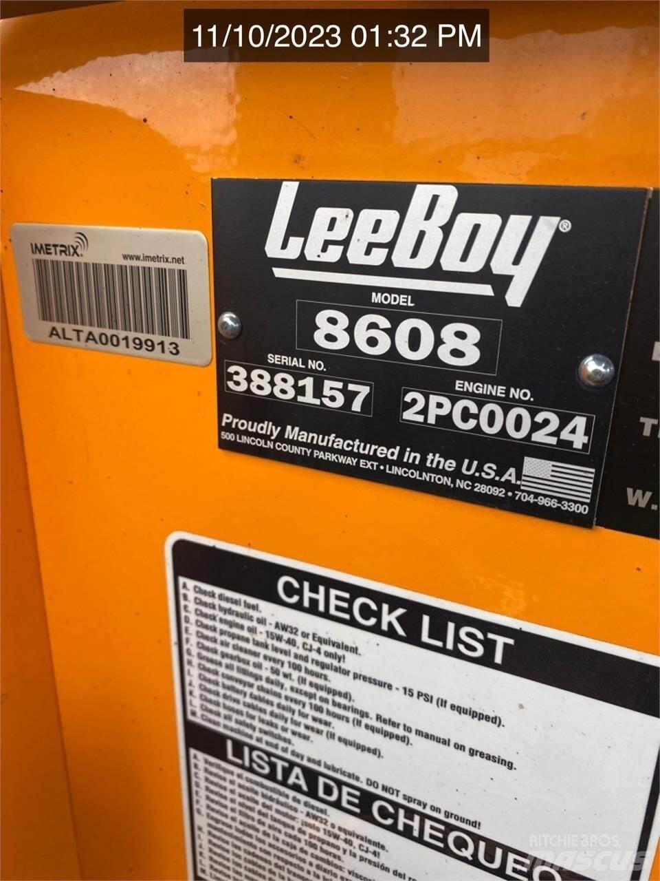 LeeBoy 8608 Επίστρωση ασφάλτου