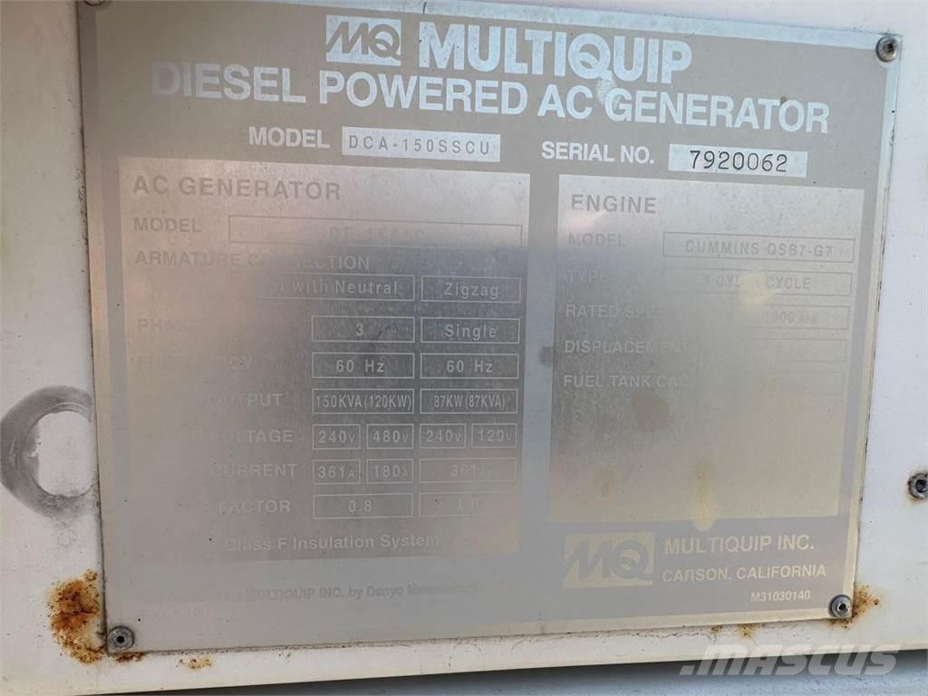 MultiQuip 150 KVA Άλλες γεννήτριες