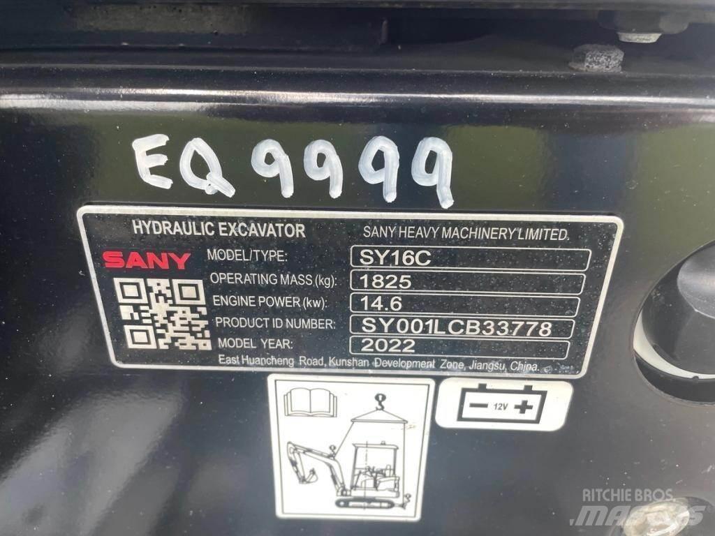 Sany SY16C Εκσκαφάκι (διαβολάκι) < 7t