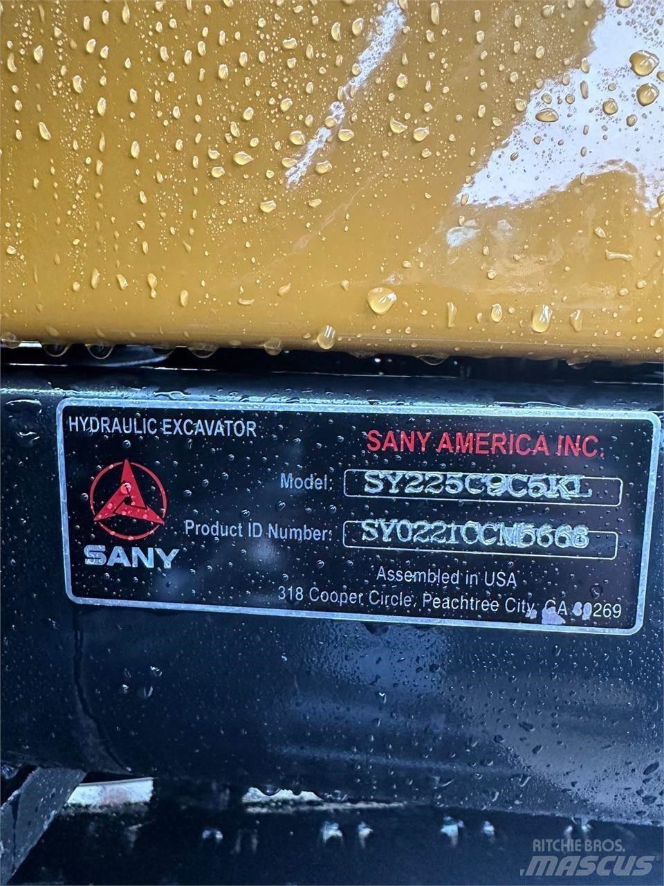 Sany SY225C Εκσκαφείς με ερπύστριες