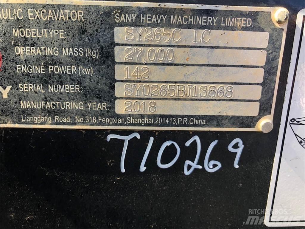 Sany SY265C Εκσκαφείς με ερπύστριες