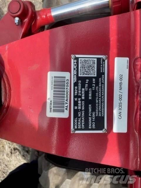 Takeuchi TB216 Εκσκαφάκι (διαβολάκι) < 7t